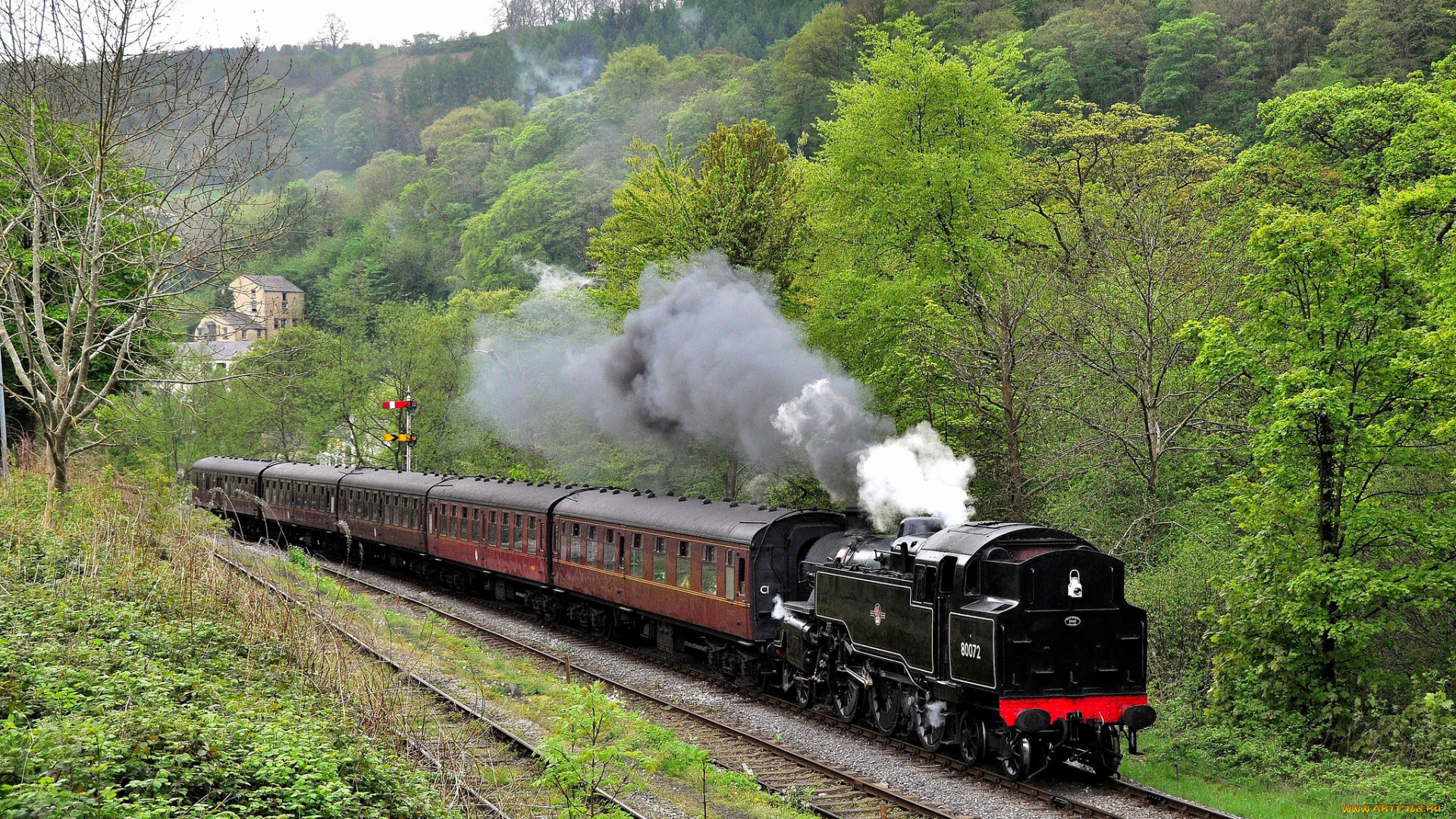 техника, паровозы, рельсы, паровоз, дорога, железная