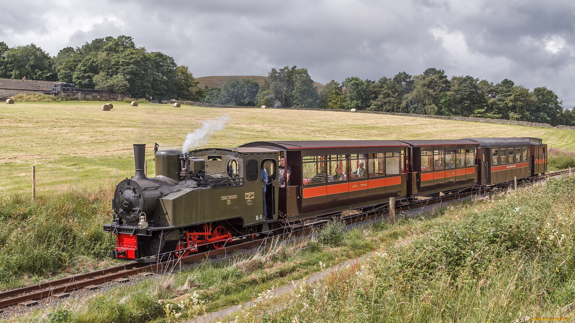 техника, паровозы, железная, дорога, рельсы, паровоз