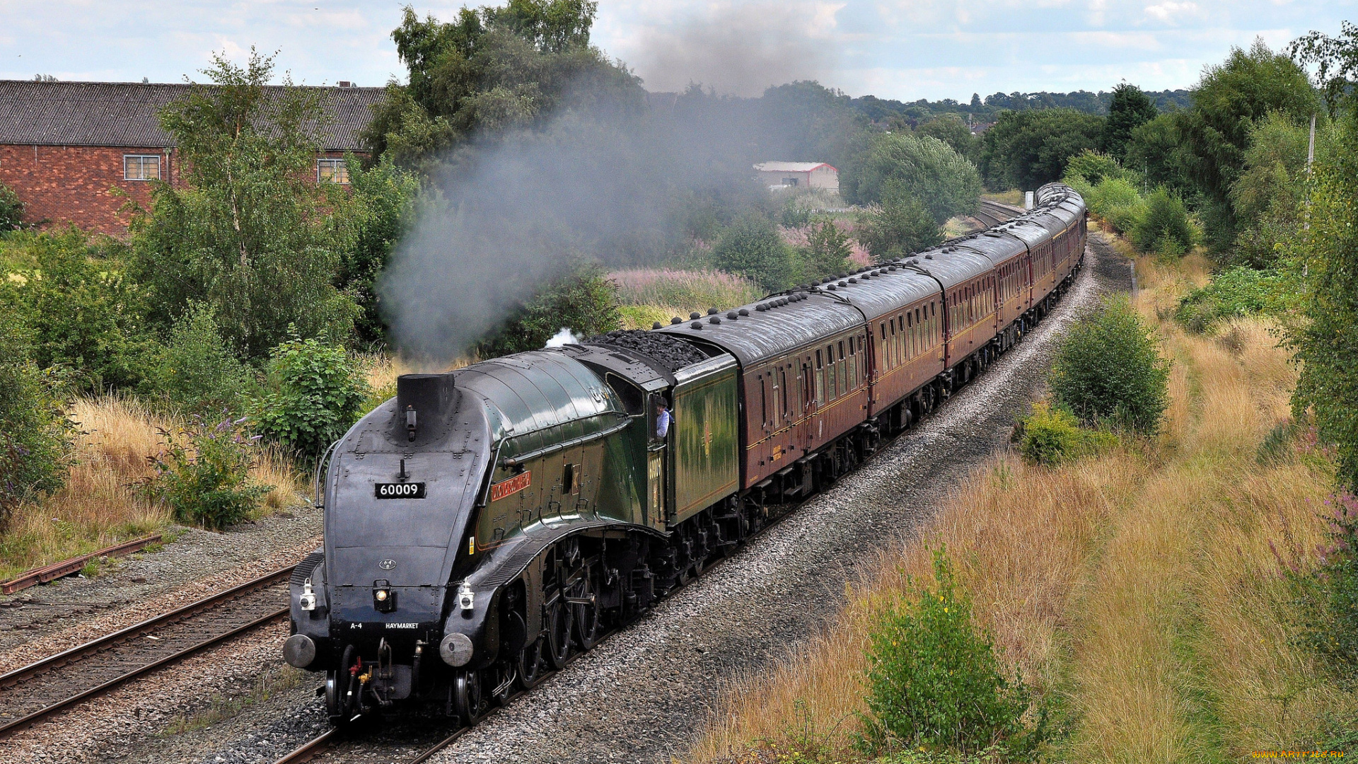 техника, паровозы, железная, паровоз, рельсы, дорога