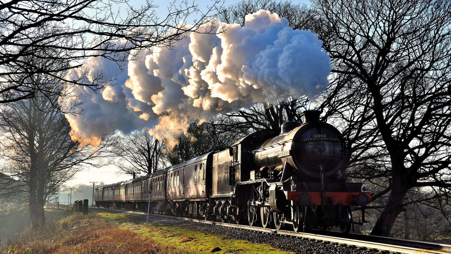 техника, паровозы, железная, рельсы, паровоз, дорога