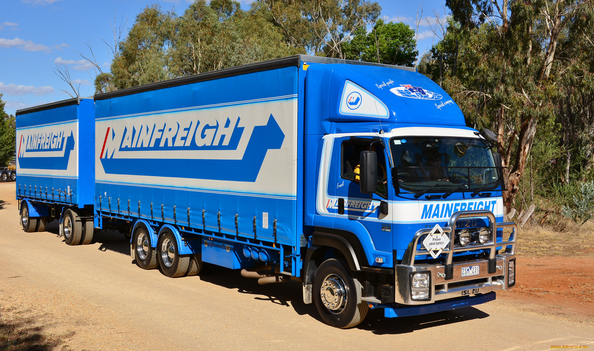 автомобили, isuzu, грузовик, седельный, тягач, тяжелый