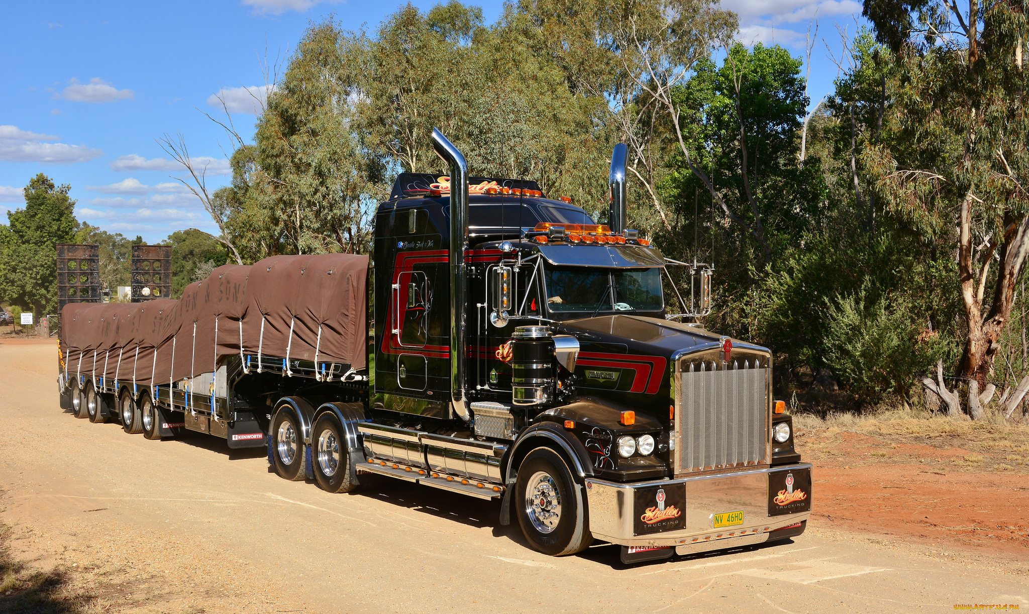 kenworth, t659, автомобили, kenworth, грузовик, тяжелый, тягач, седельный