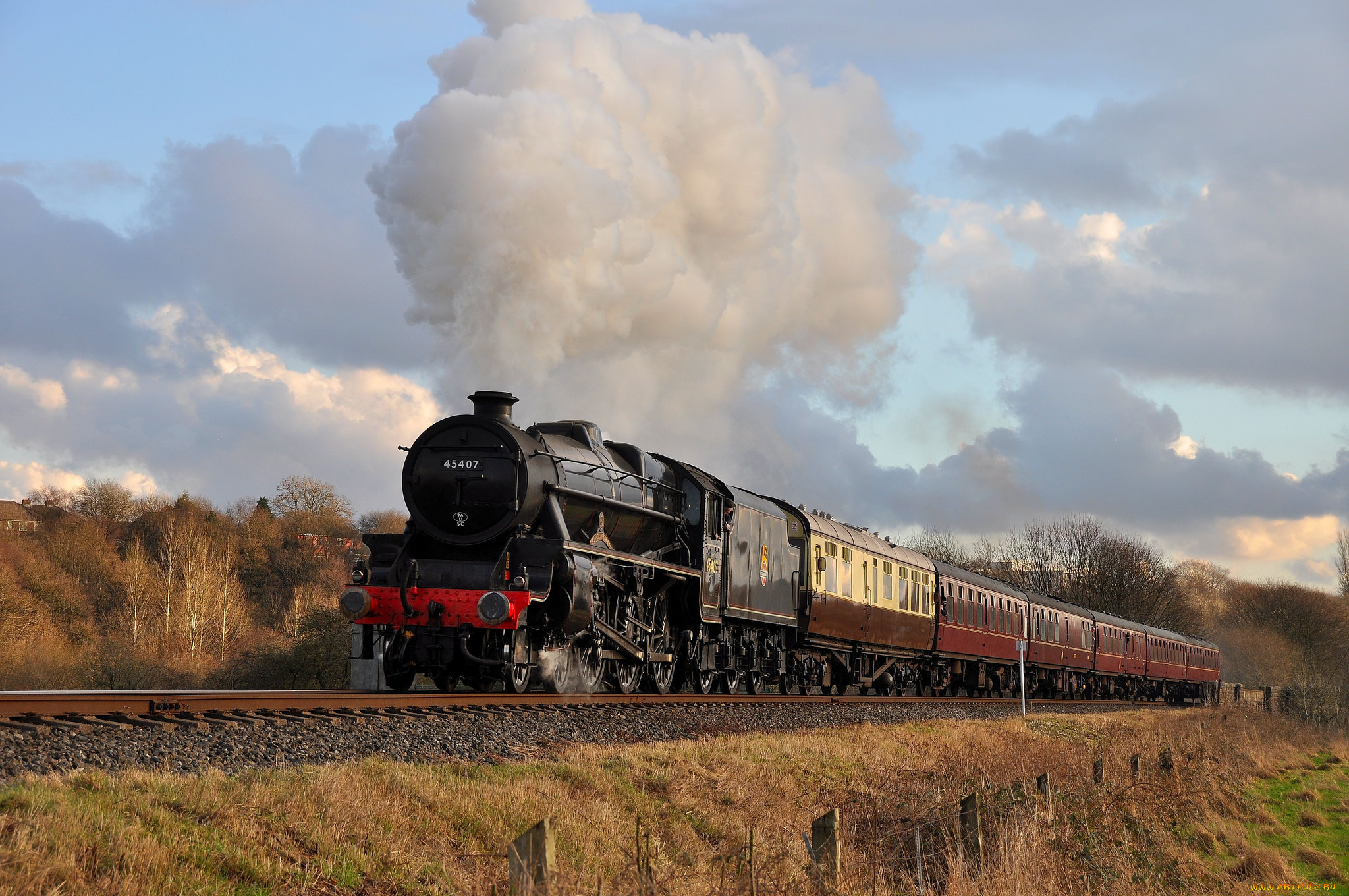 техника, паровозы, дорога, железная, паровоз, рельсы