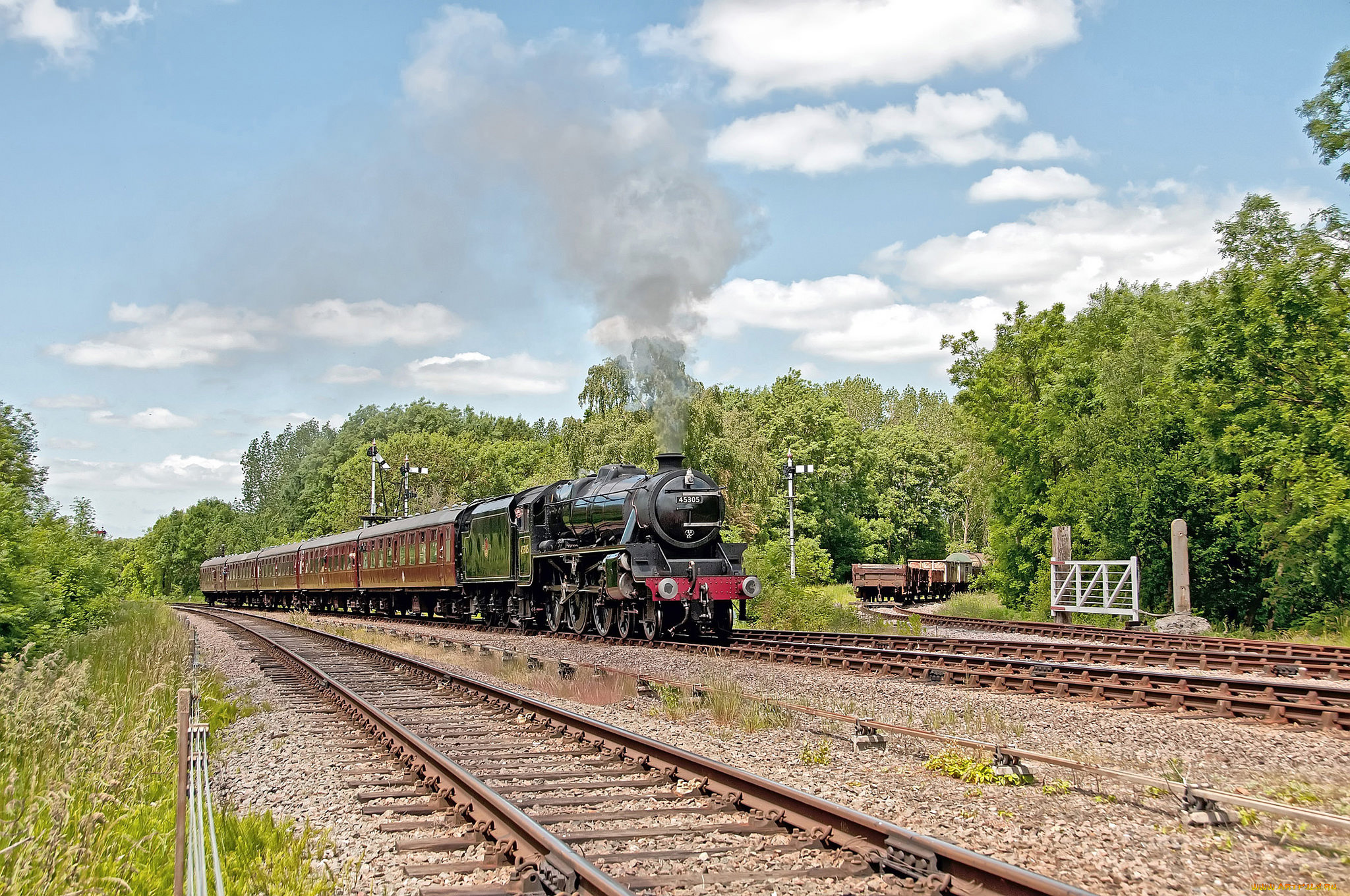 техника, паровозы, паровоз, рельсы, дорога, железная