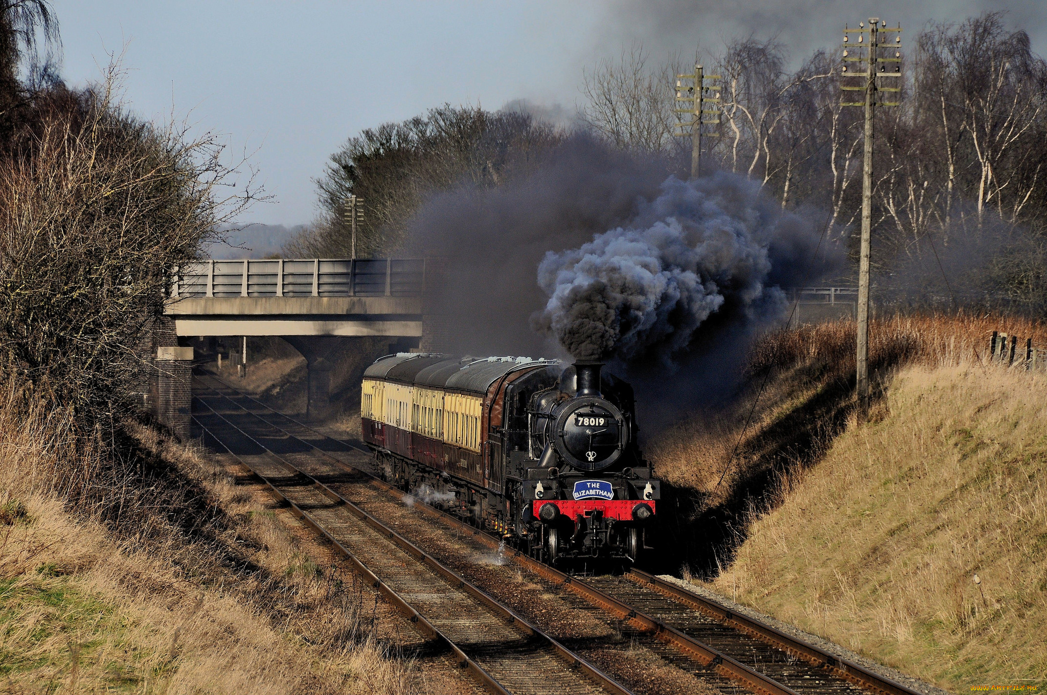 техника, паровозы, паровоз, рельсы, дорога, железная