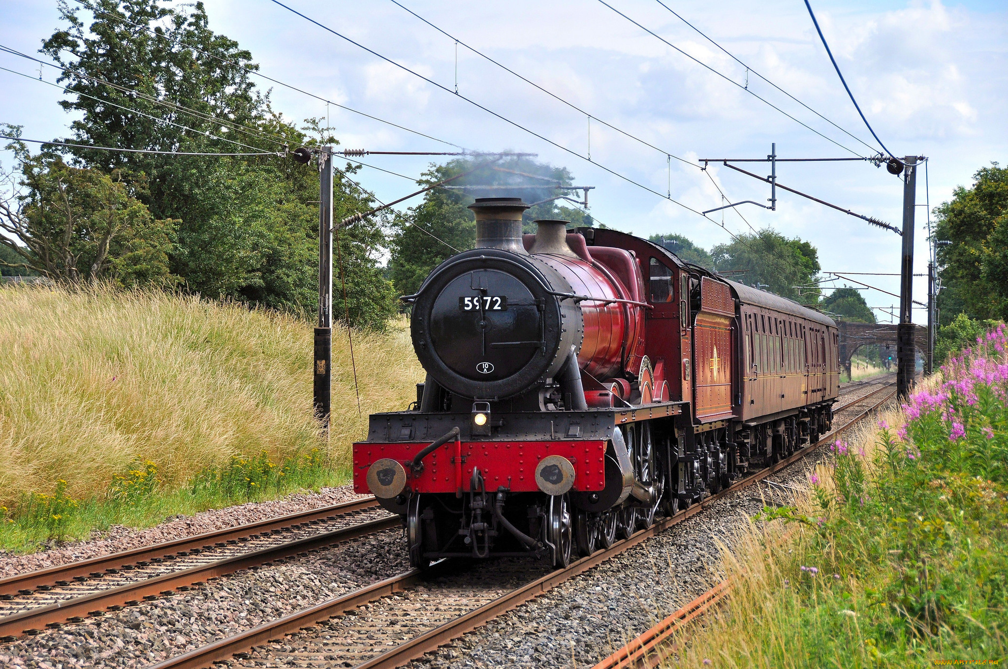 техника, паровозы, паровоз, рельсы, дорога, железная