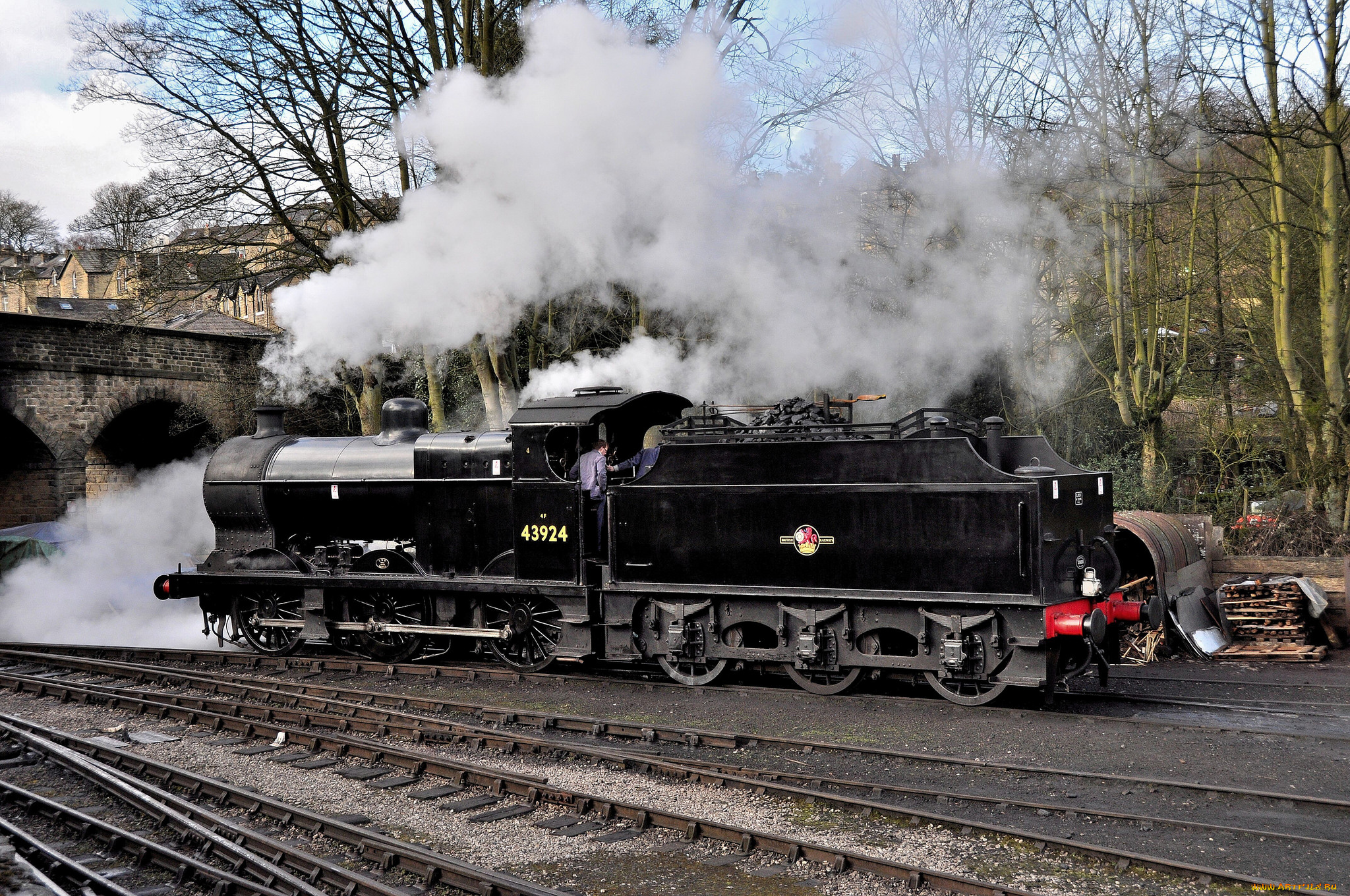 техника, паровозы, паровоз, рельсы, дорога, железная