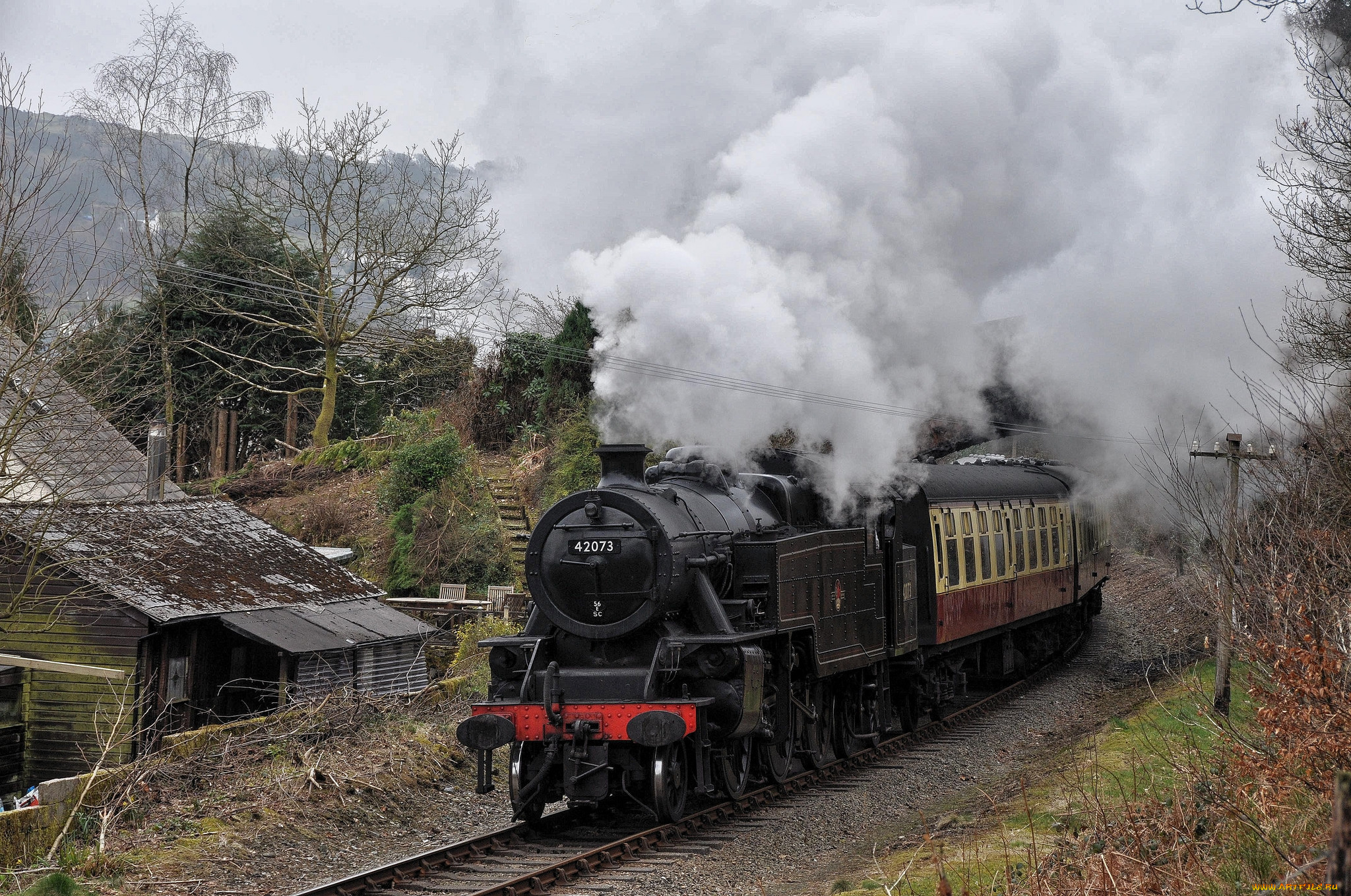 техника, паровозы, рельсы, дорога, железная, паровоз