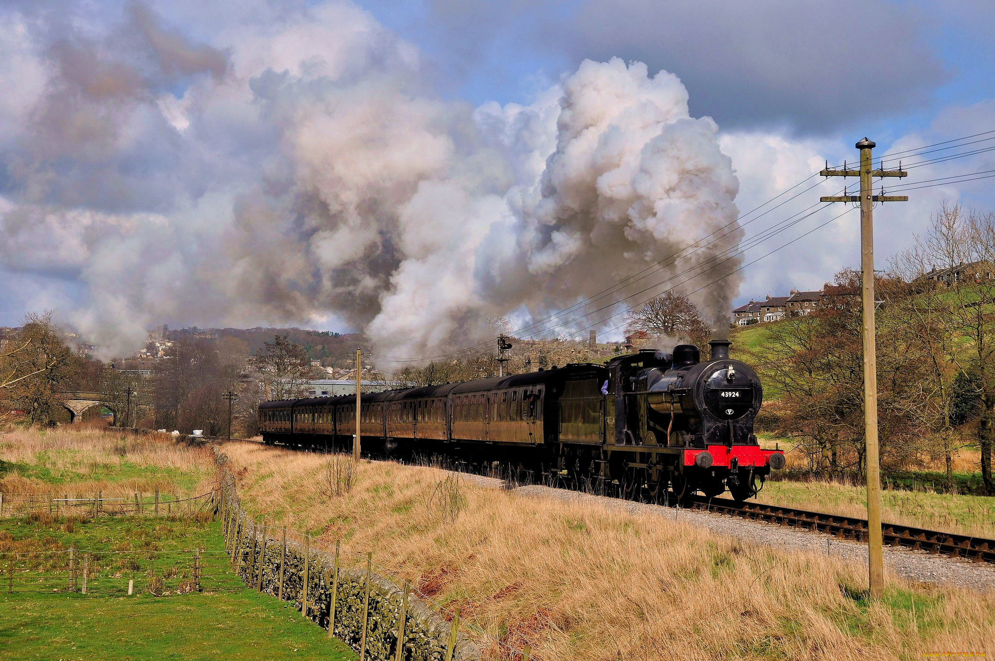 техника, паровозы, рельсы, дорога, железная, паровоз