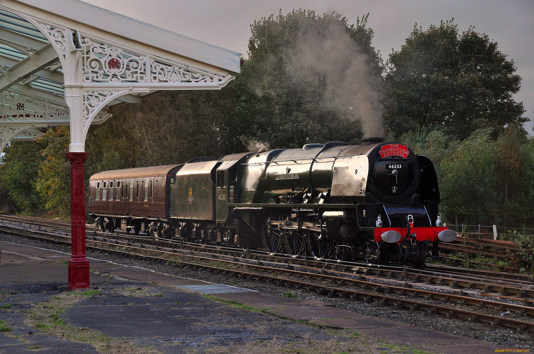 техника, паровозы, рельсы, дорога, железная, паровоз