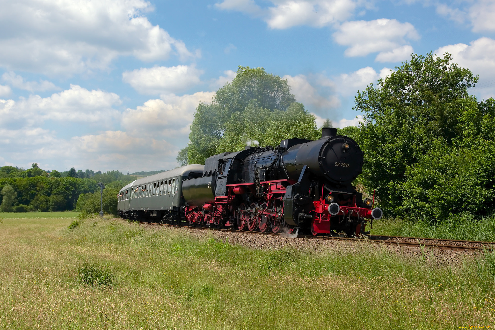 техника, паровозы, паровоз, дорога, железная, рельсы