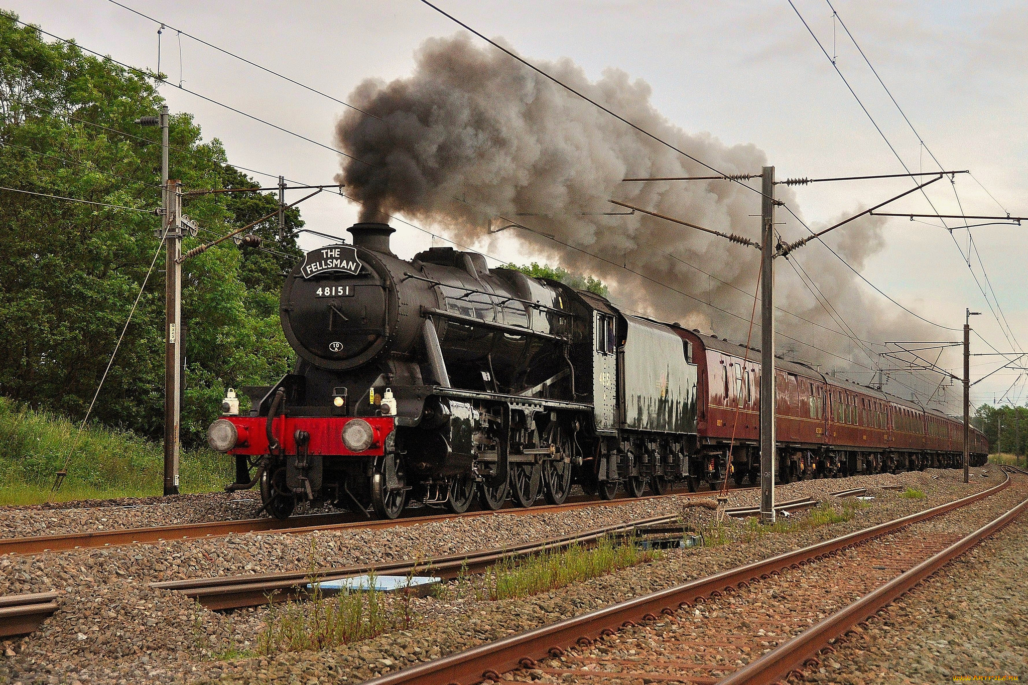 техника, паровозы, рельсы, дорога, паровоз, железная