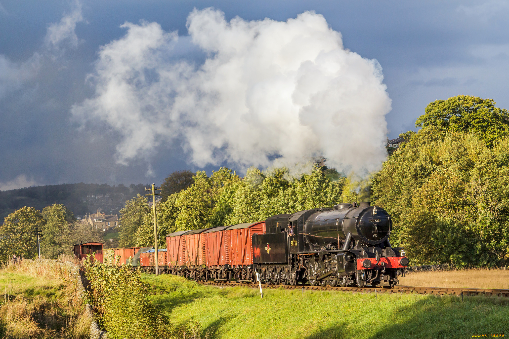 техника, паровозы, рельсы, железная, дорога, паровоз