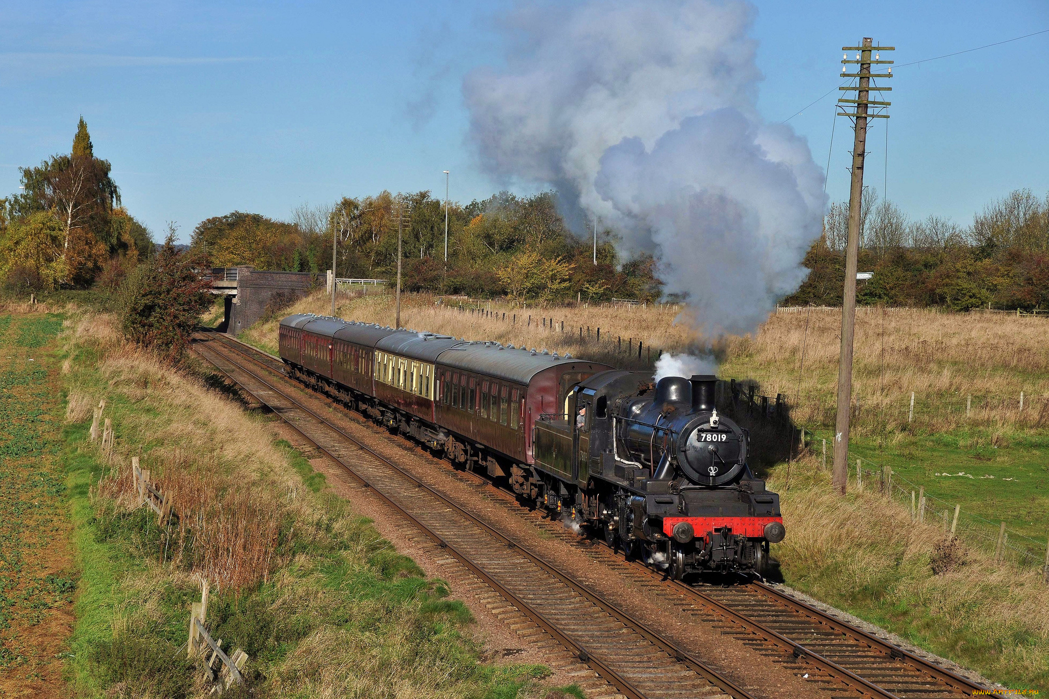 техника, паровозы, паровоз, рельсы, дорога, железная