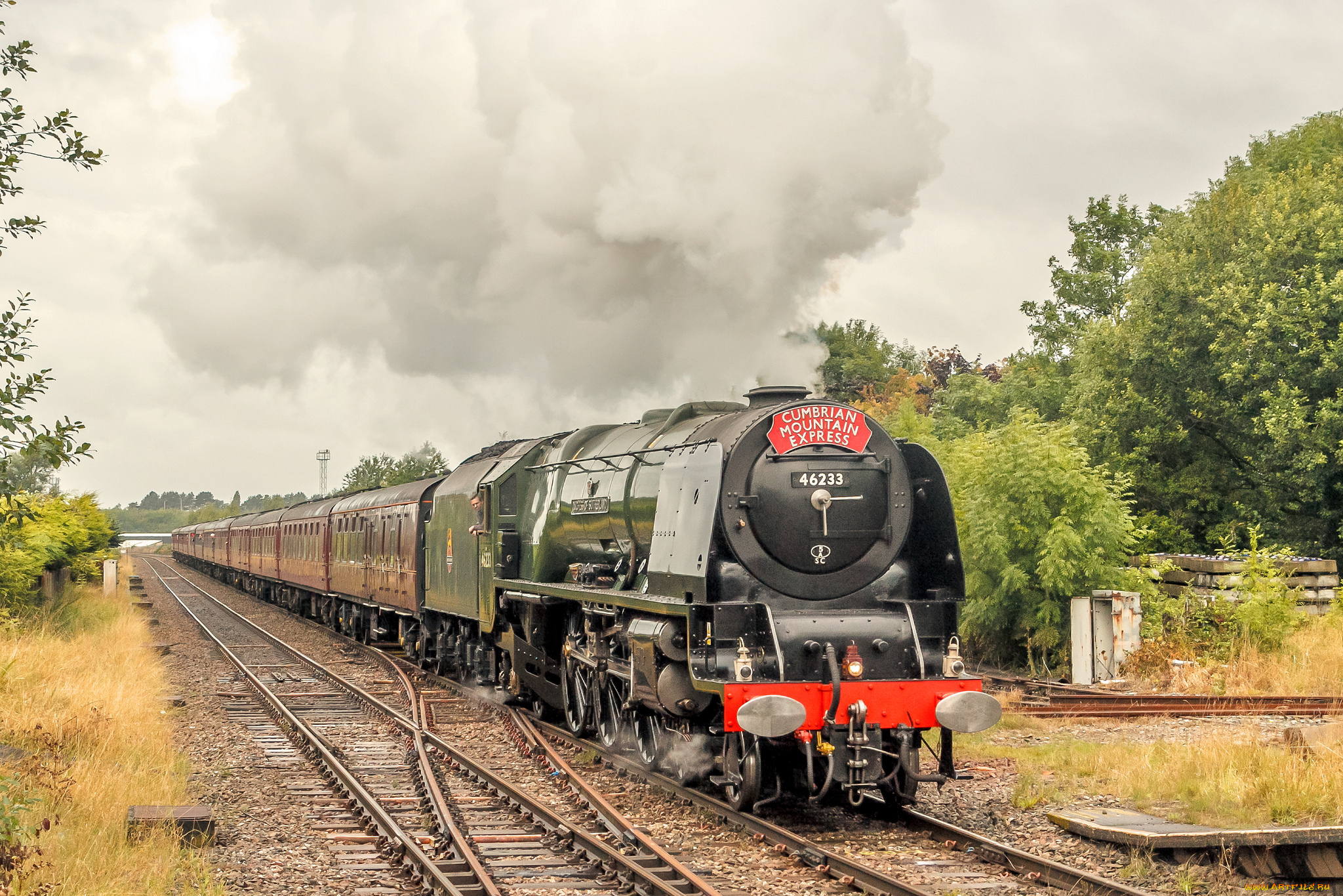 техника, паровозы, паровоз, рельсы, железная, дорога