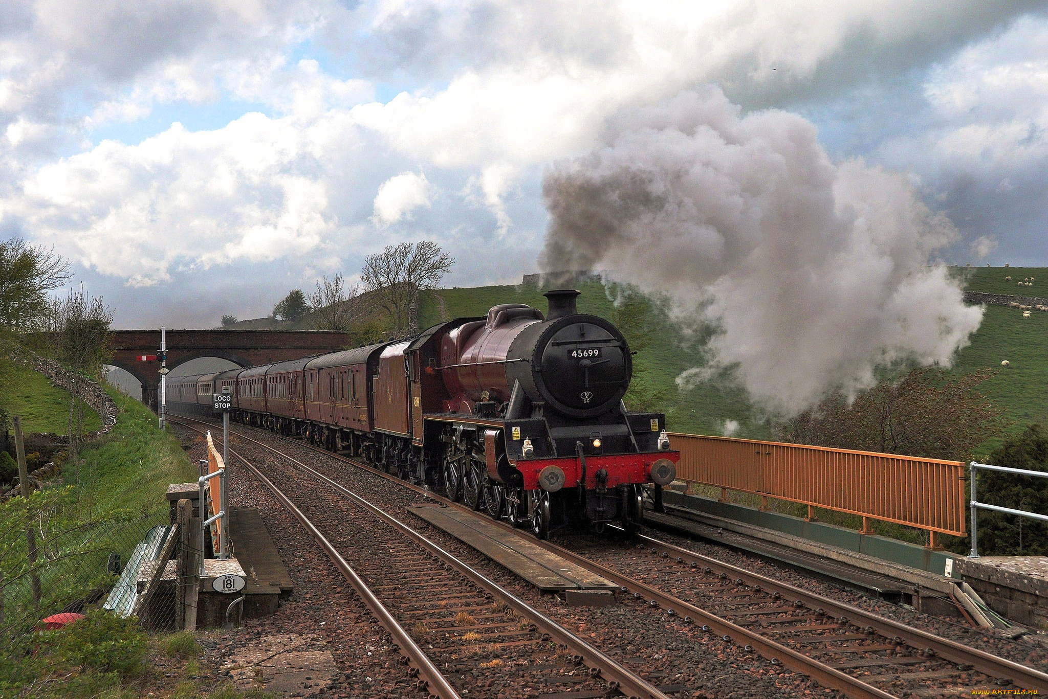 техника, паровозы, рельсы, дорога, железная, паровоз