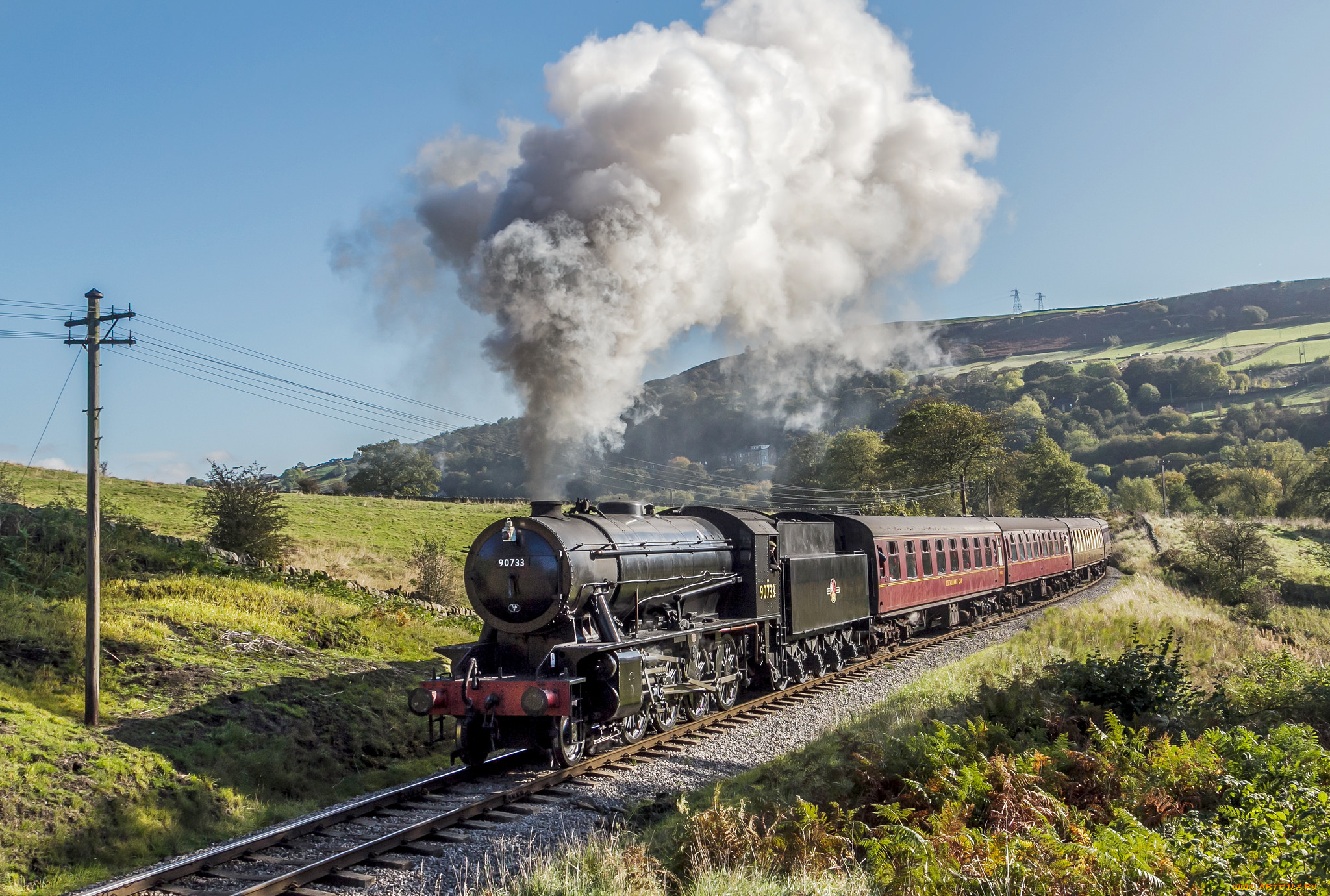 техника, паровозы, паровоз, рельсы, дорога, железная