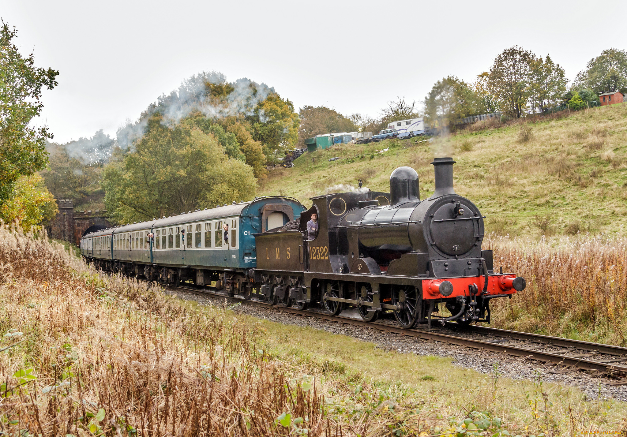 техника, паровозы, паровоз, рельсы, дорога, железная