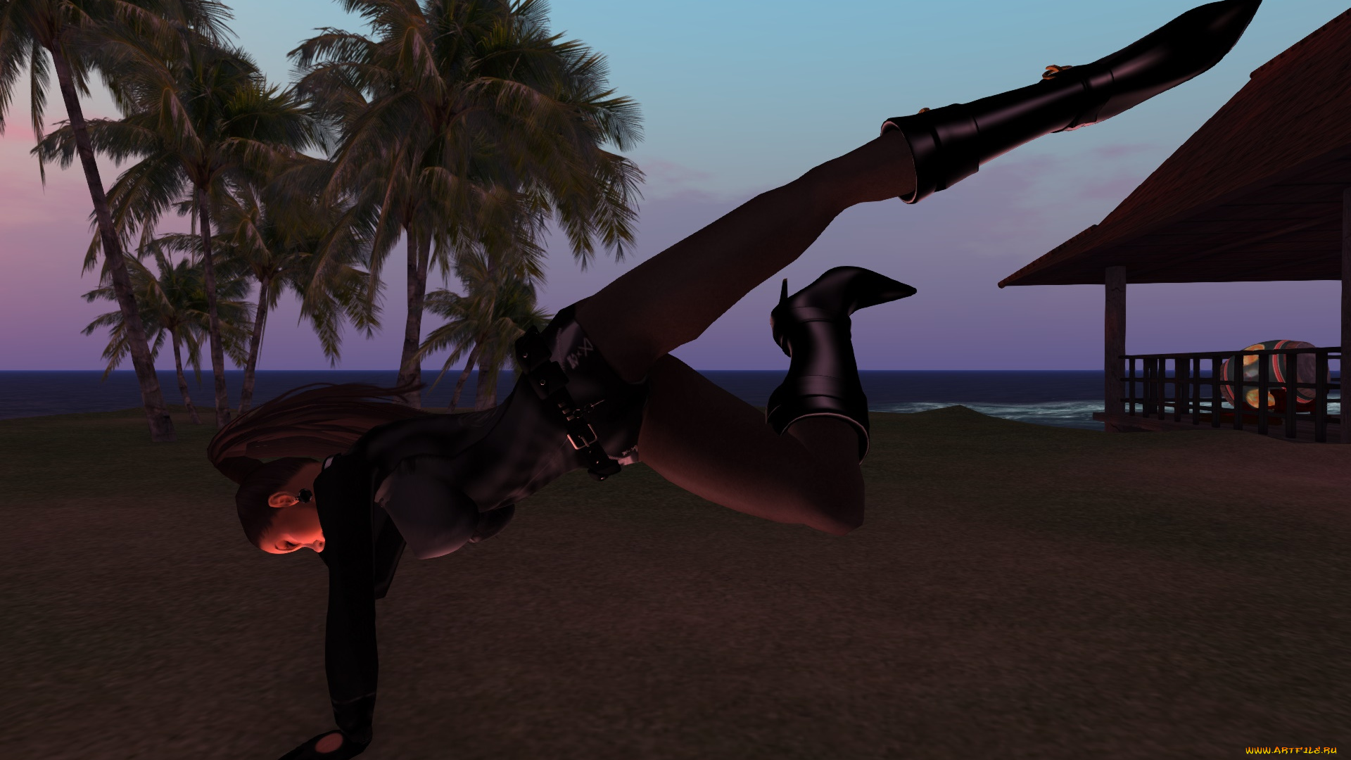 3д, графика, люди, , people, поза, фон, взгляд, девушка