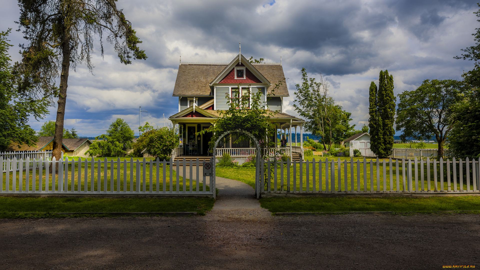 города, -, здания, , дома, загородный, дом