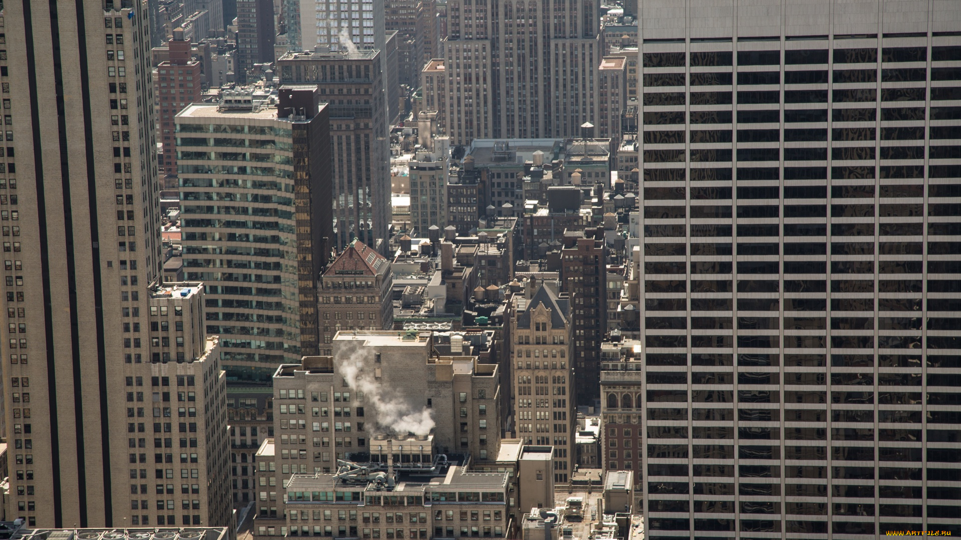 города, нью-йорк, , сша, дома, город