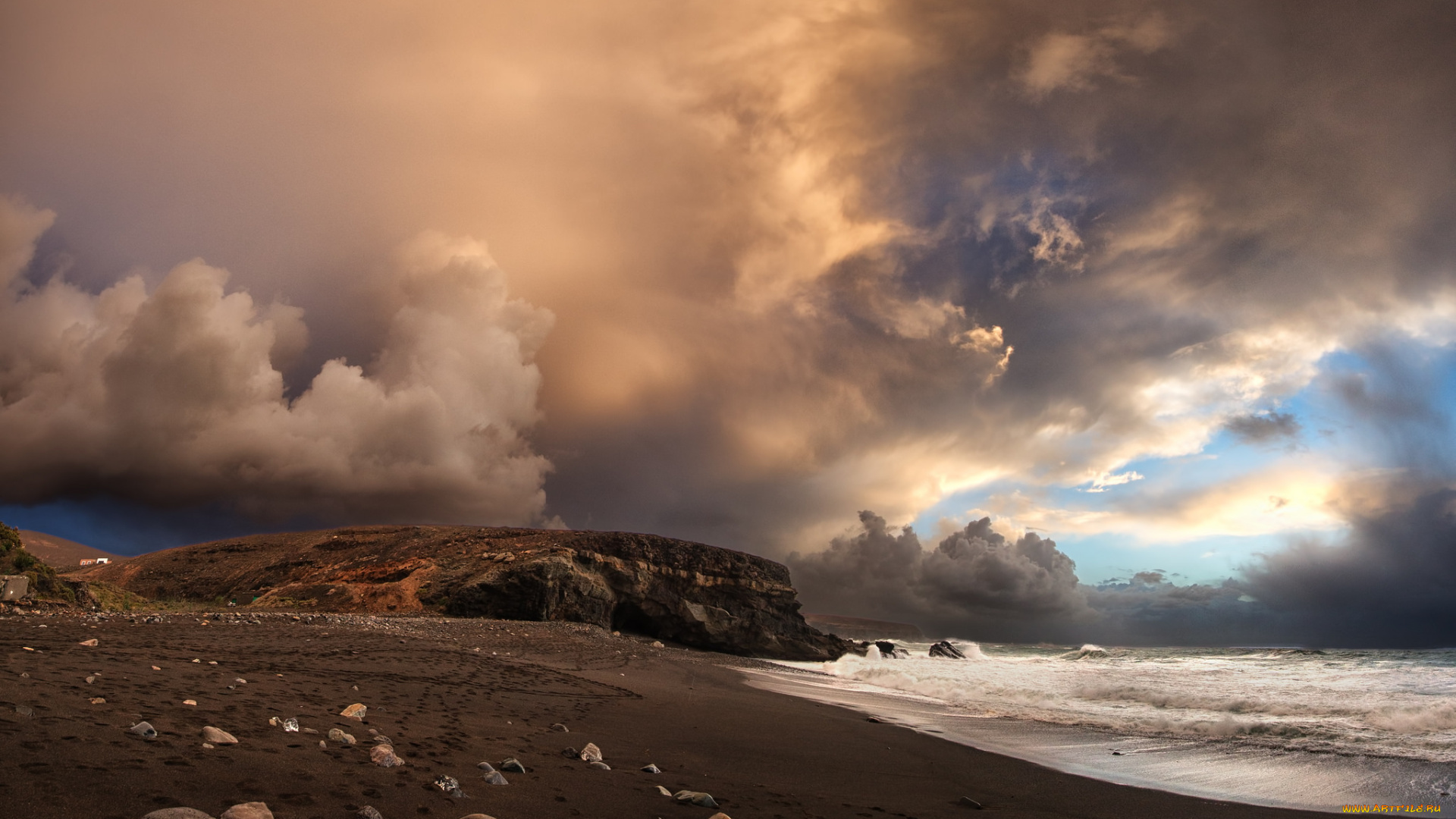 природа, побережье, берег, море