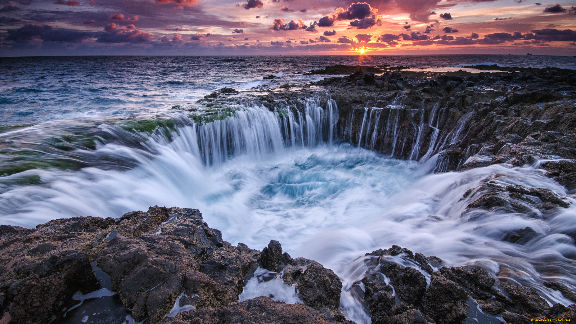 природа, побережье, берег, море