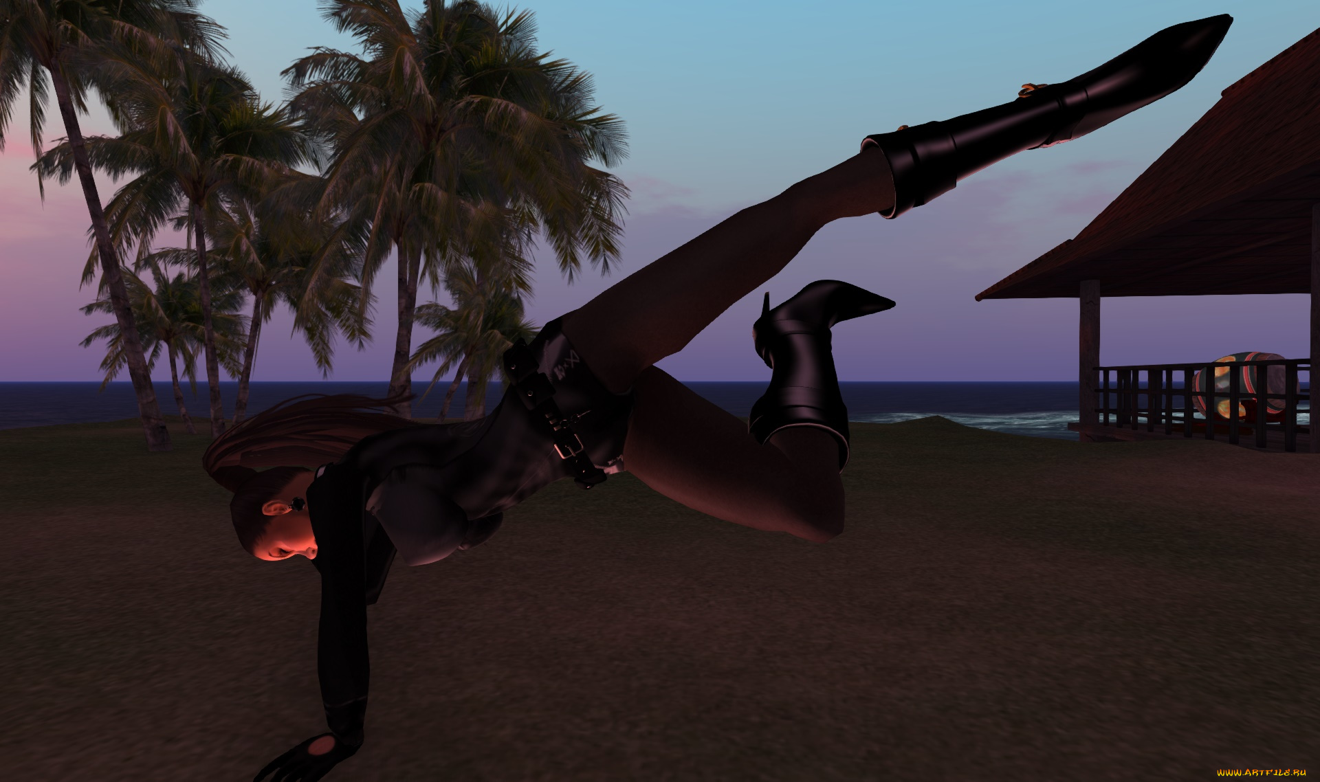 3д, графика, люди, , people, поза, фон, взгляд, девушка