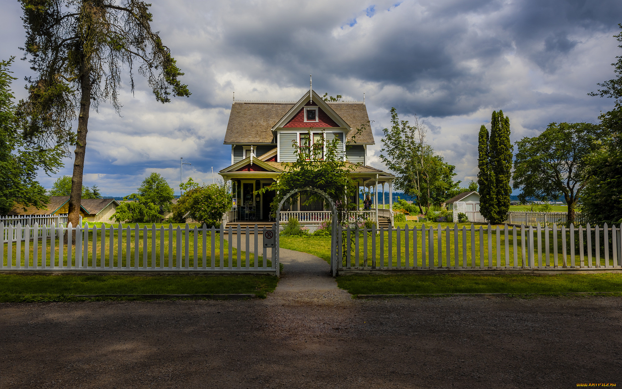 города, -, здания, , дома, загородный, дом