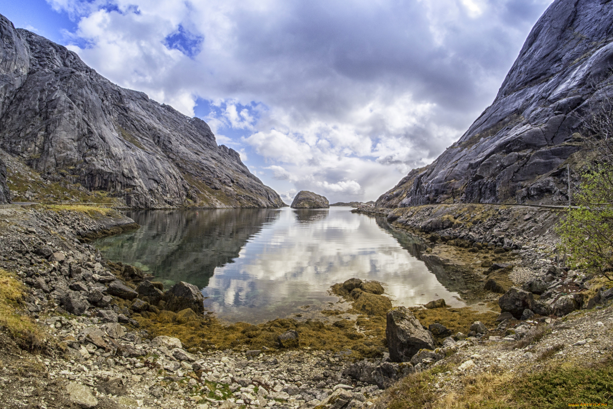 природа, побережье, море, берег