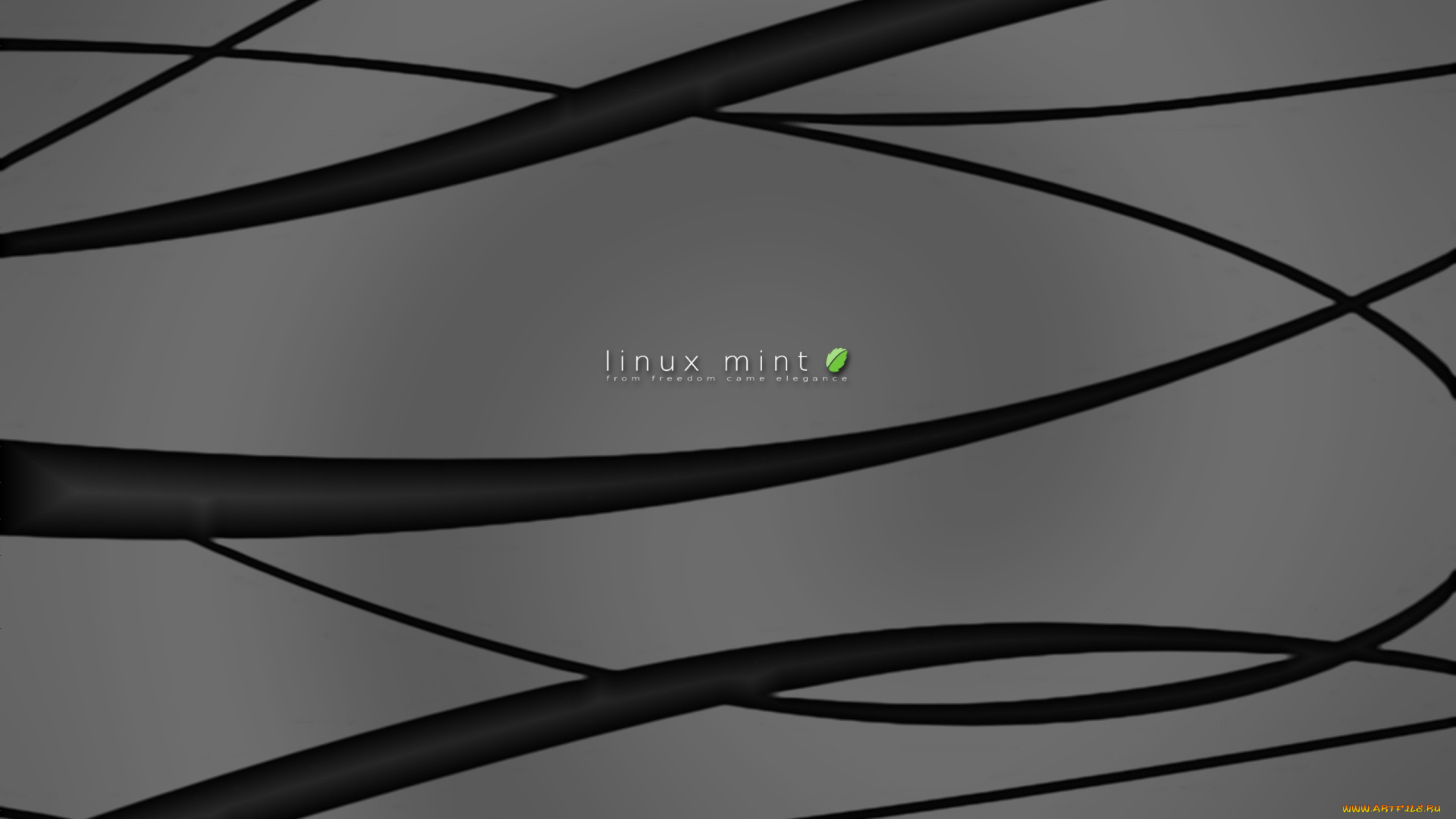 компьютеры, linux, логотип, фон