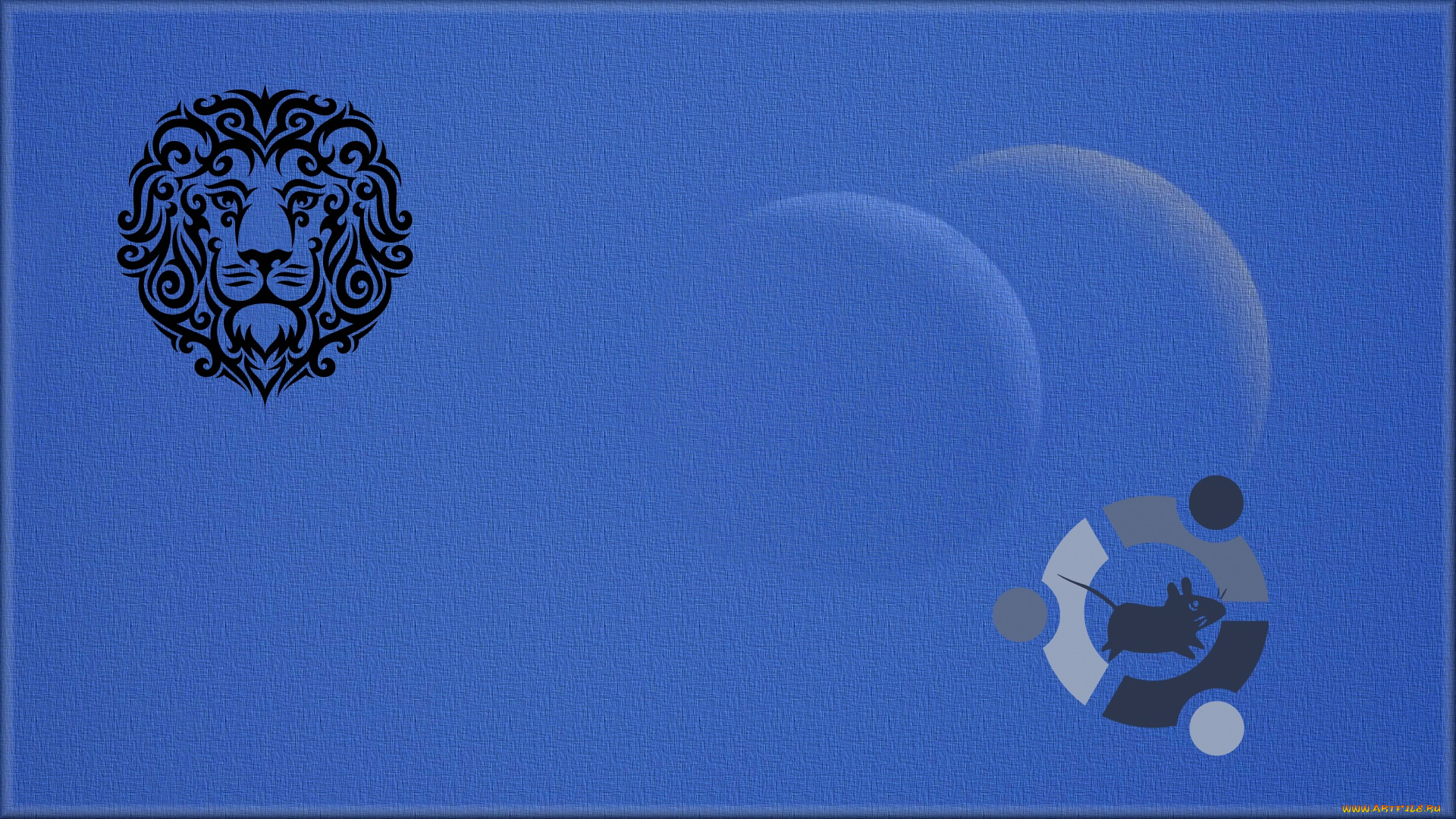 компьютеры, ubuntu, linux, логотип, фон