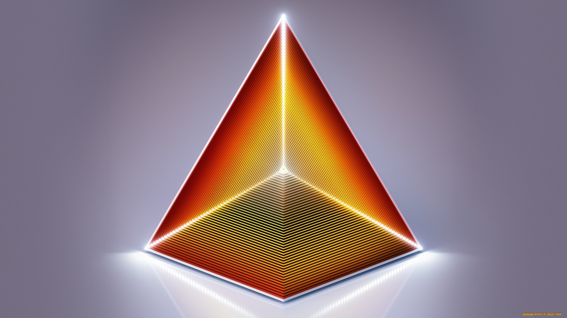 3д, графика, абстракция, , abstract, треугольник, пирамида, объем, грань, абстракция