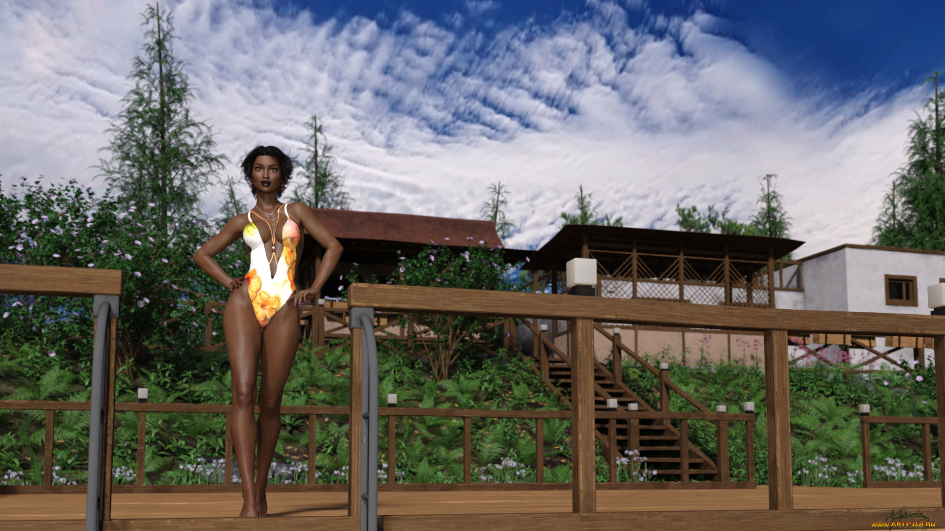 3д, графика, люди, , people, взгляд, девушка, фон