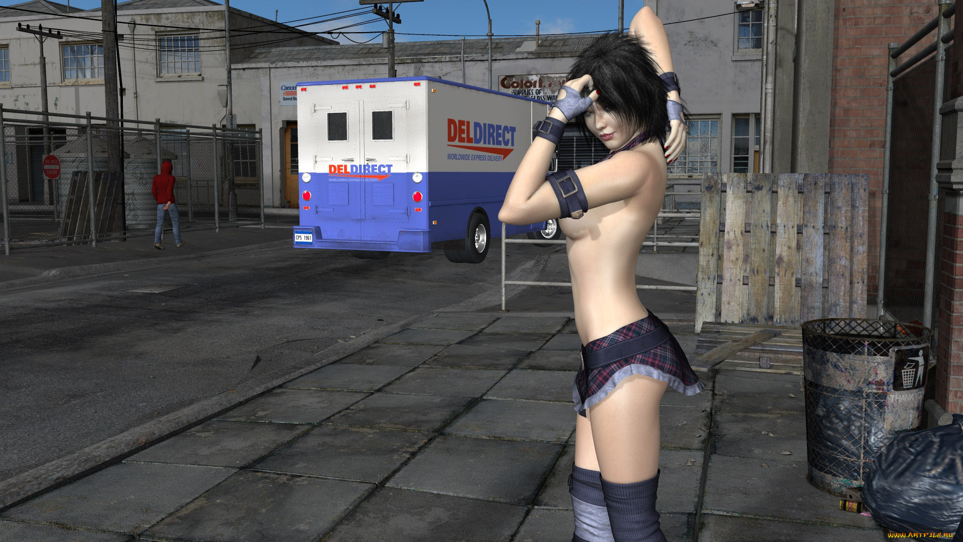 3д, графика, люди, , people, взгляд, фон, девушка