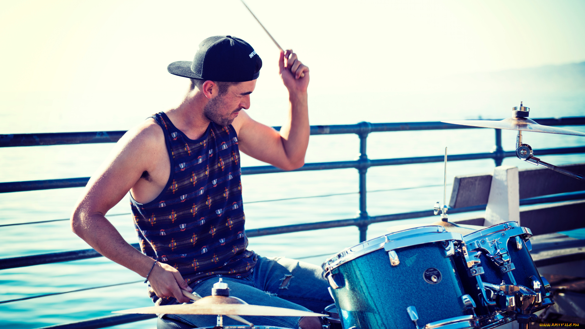 музыка, -другое, барабаны, мужчина