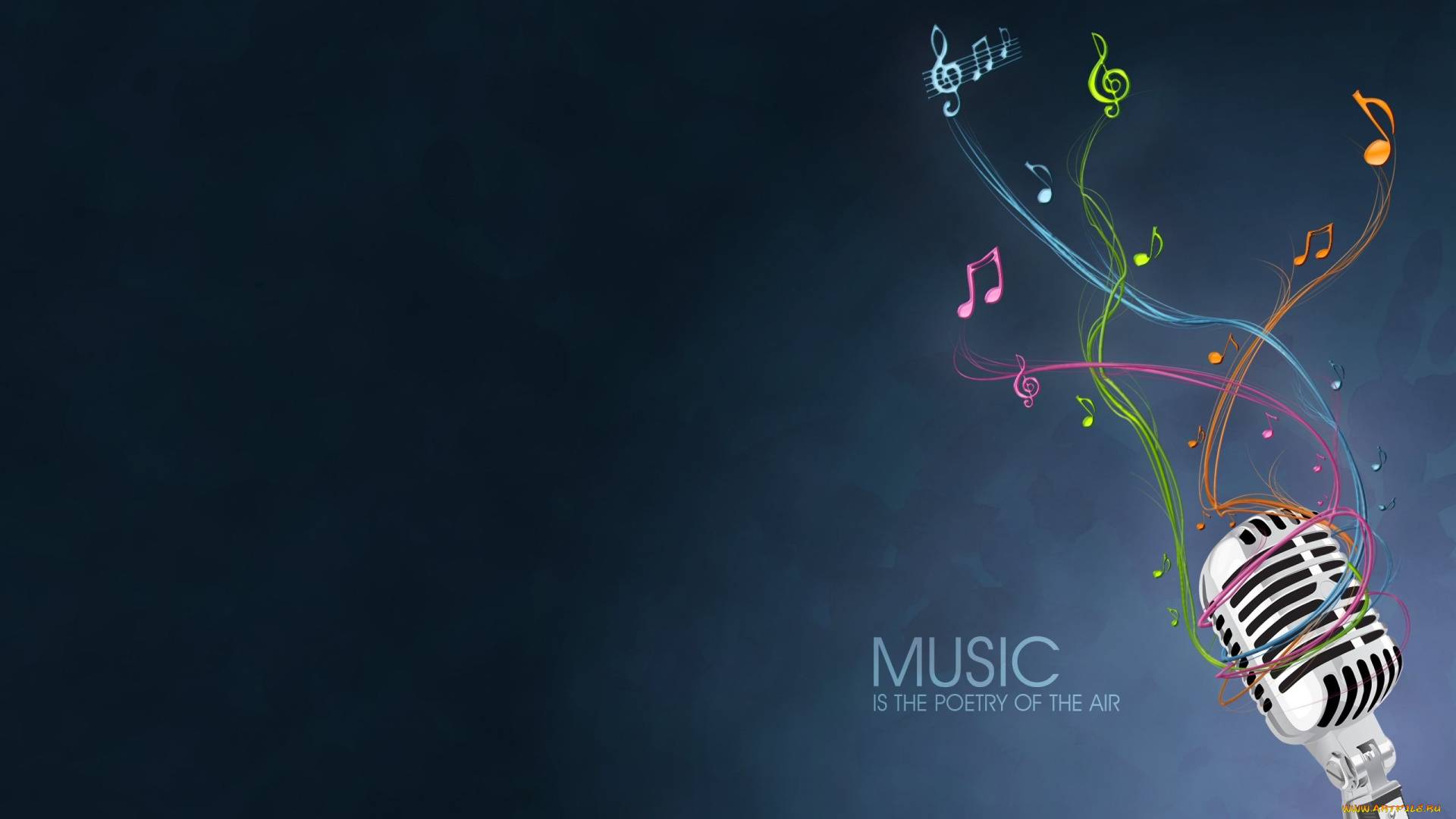 музыка, -другое, микрофон, ноты, рисунок