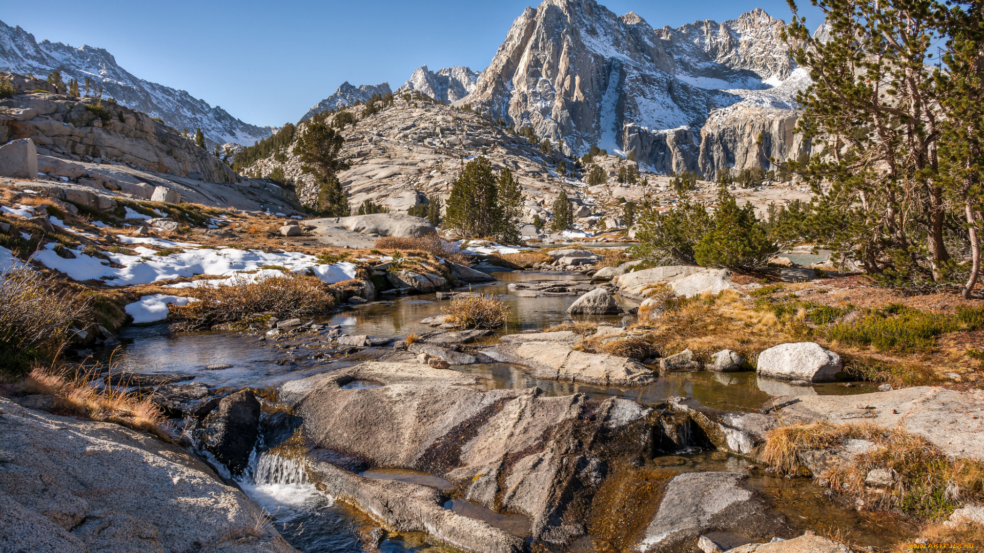 природа, горы, простор