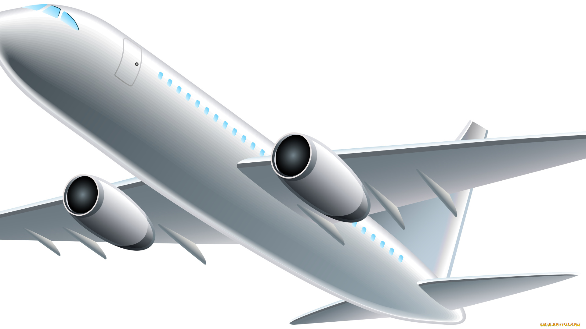 векторная, графика, техника, , equipment, самолет, полет
