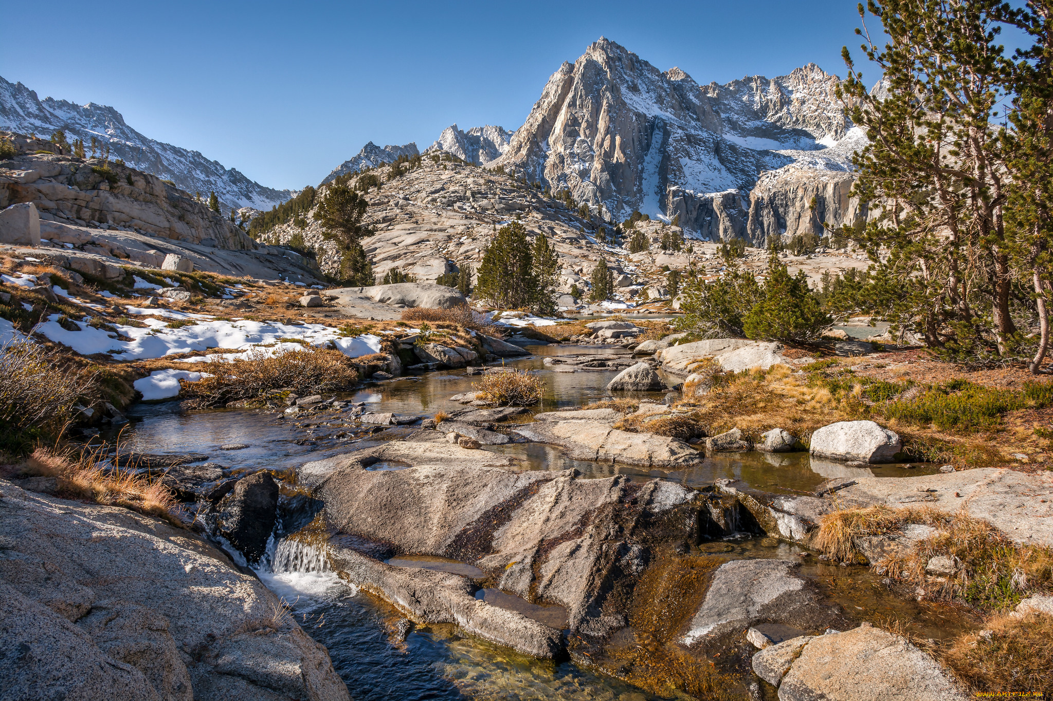 природа, горы, простор