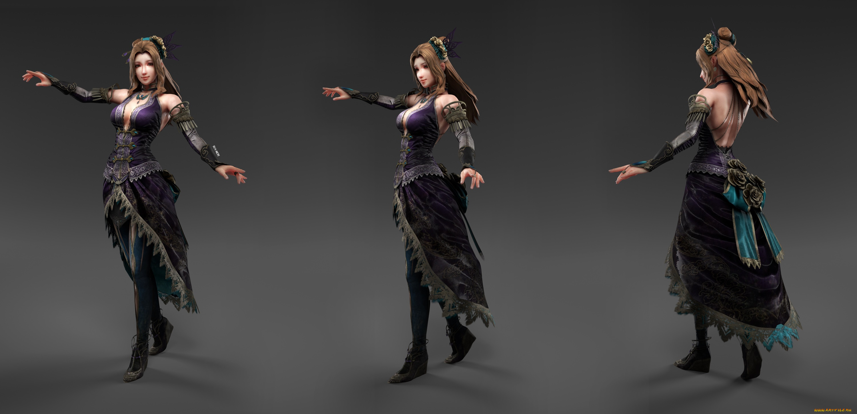 3д, графика, фантазия, , fantasy, фон, взгляд, девушка