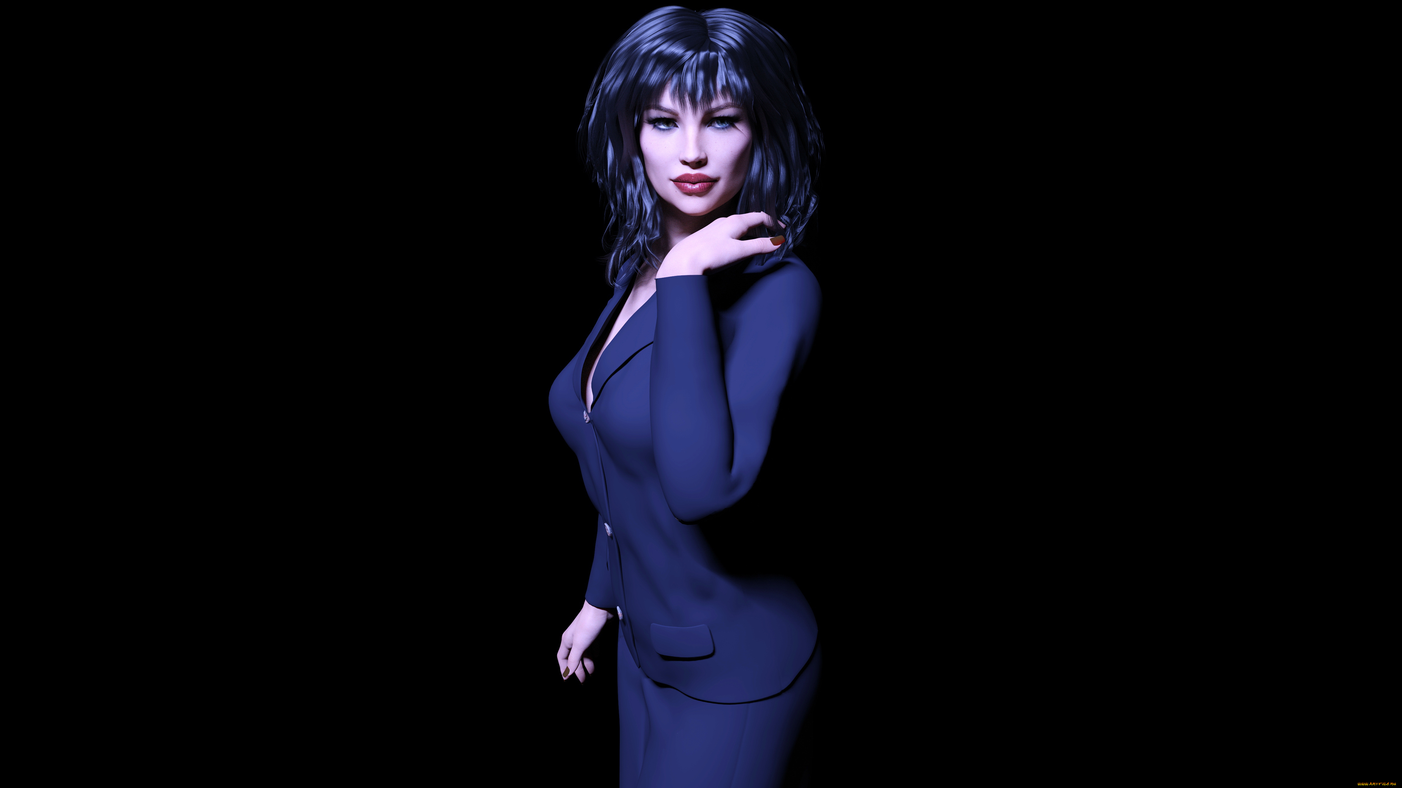 3д, графика, люди, , people, взгляд, девушка, фон