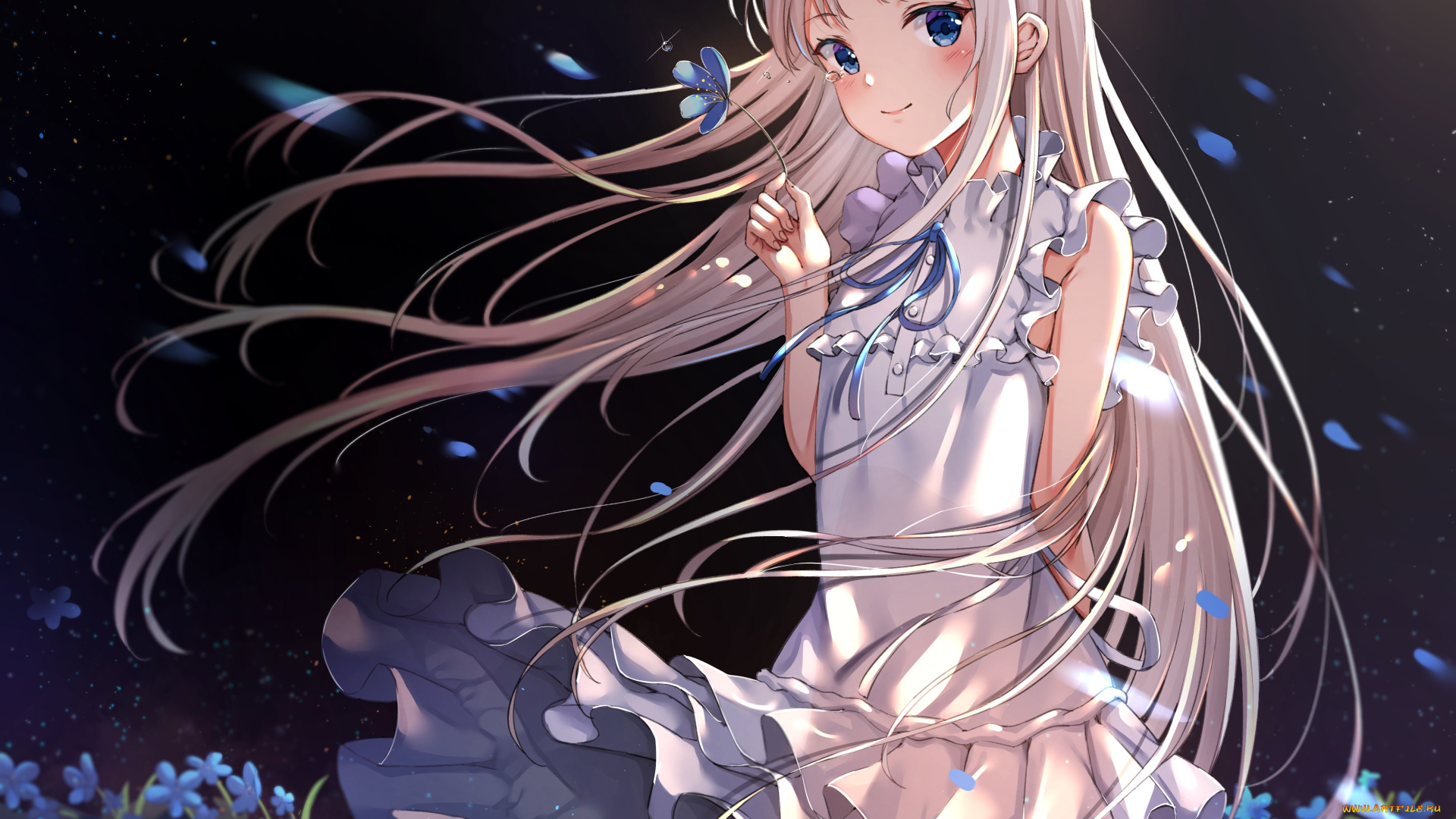 аниме, anohana, девушка