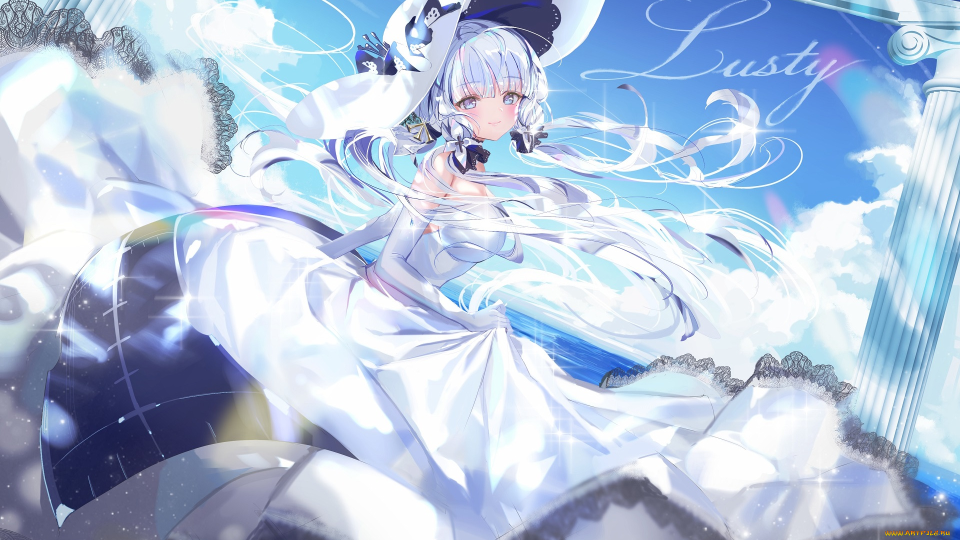 аниме, azur, lane, девушка