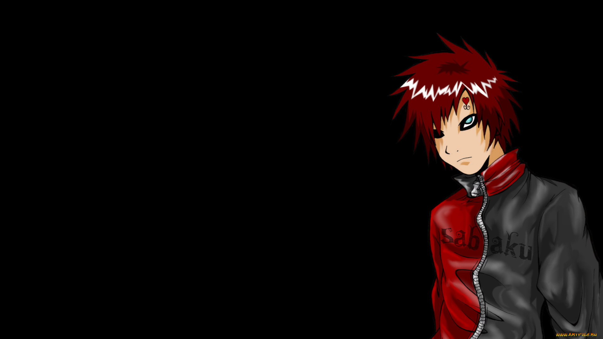 аниме, naruto, куртка, гаара