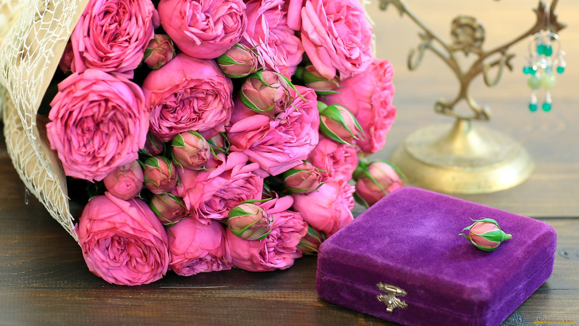 цветы, розы, бутоны