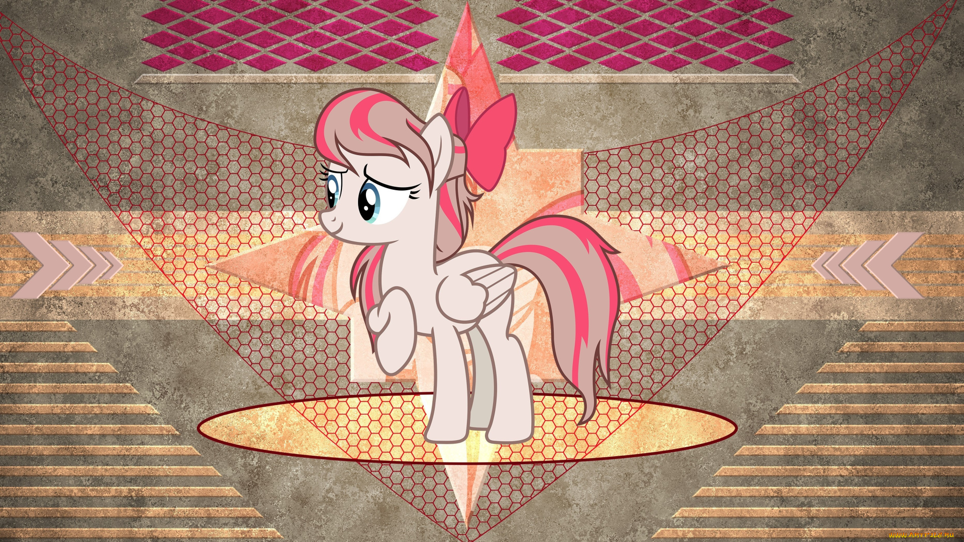 мультфильмы, my, little, pony, фон, пони