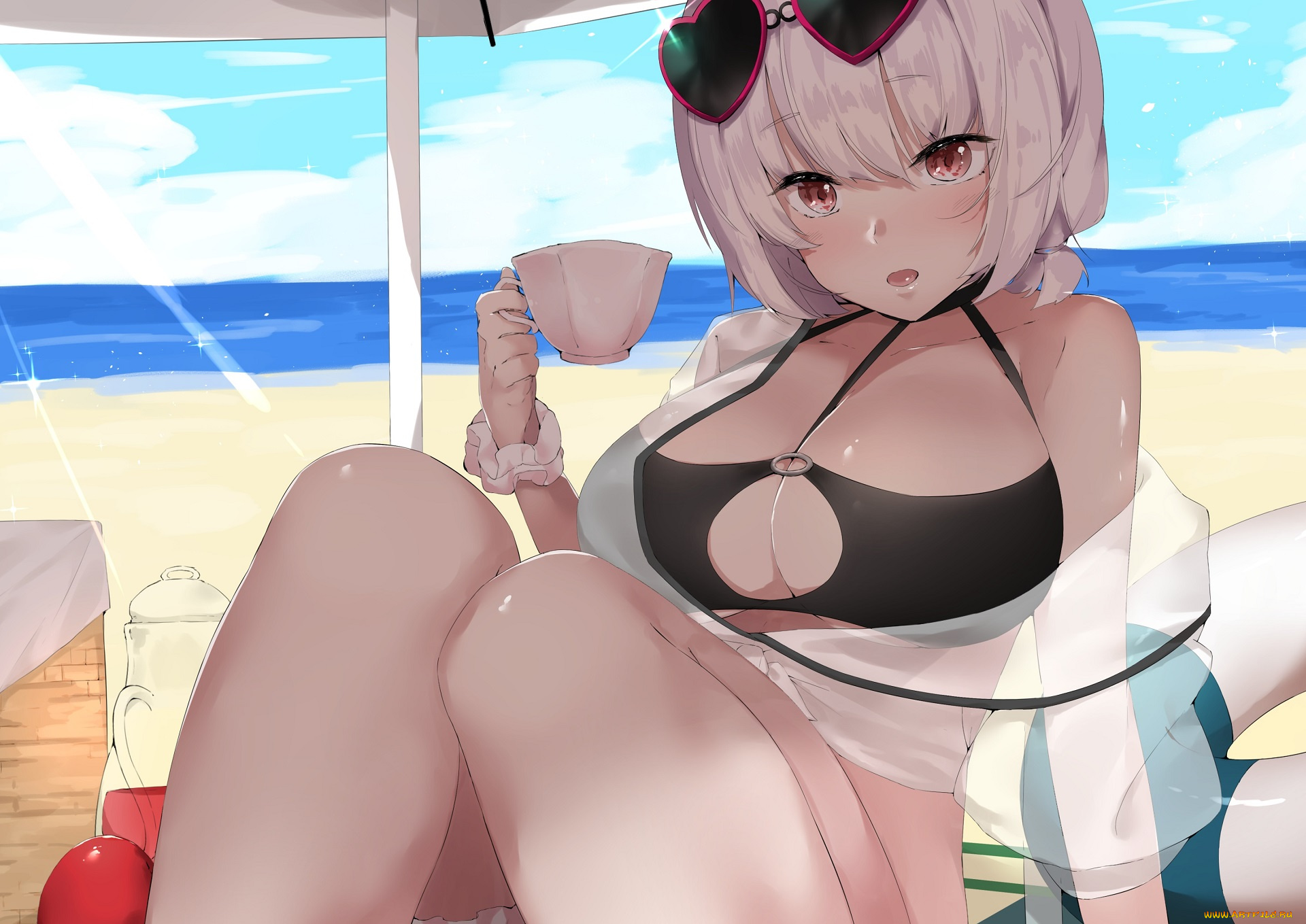 аниме, azur, lane, девушка