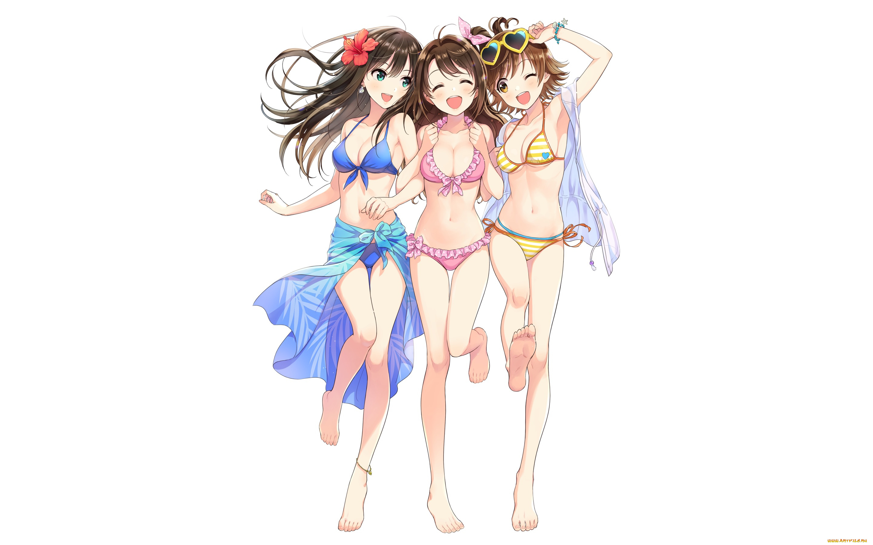 аниме, idolm@ster, девушки