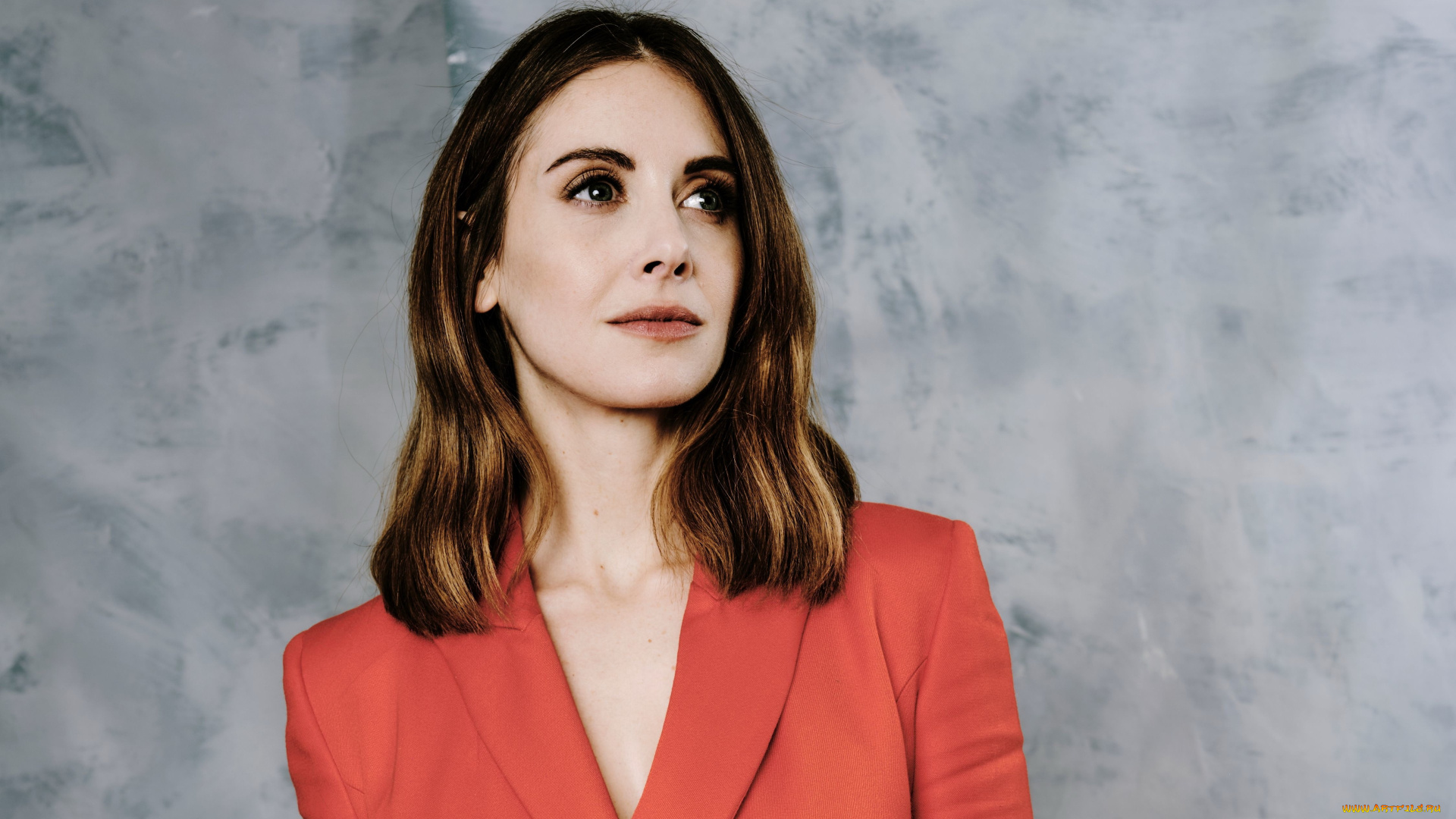 девушки, alison, brie, шатенка, лицо, жакет